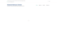 Desktop Screenshot of coleraindenture.com